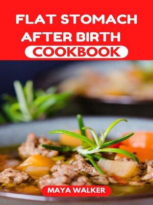 cover image of FLAT STOMACH AFTER  BIRTH COOKBOOK